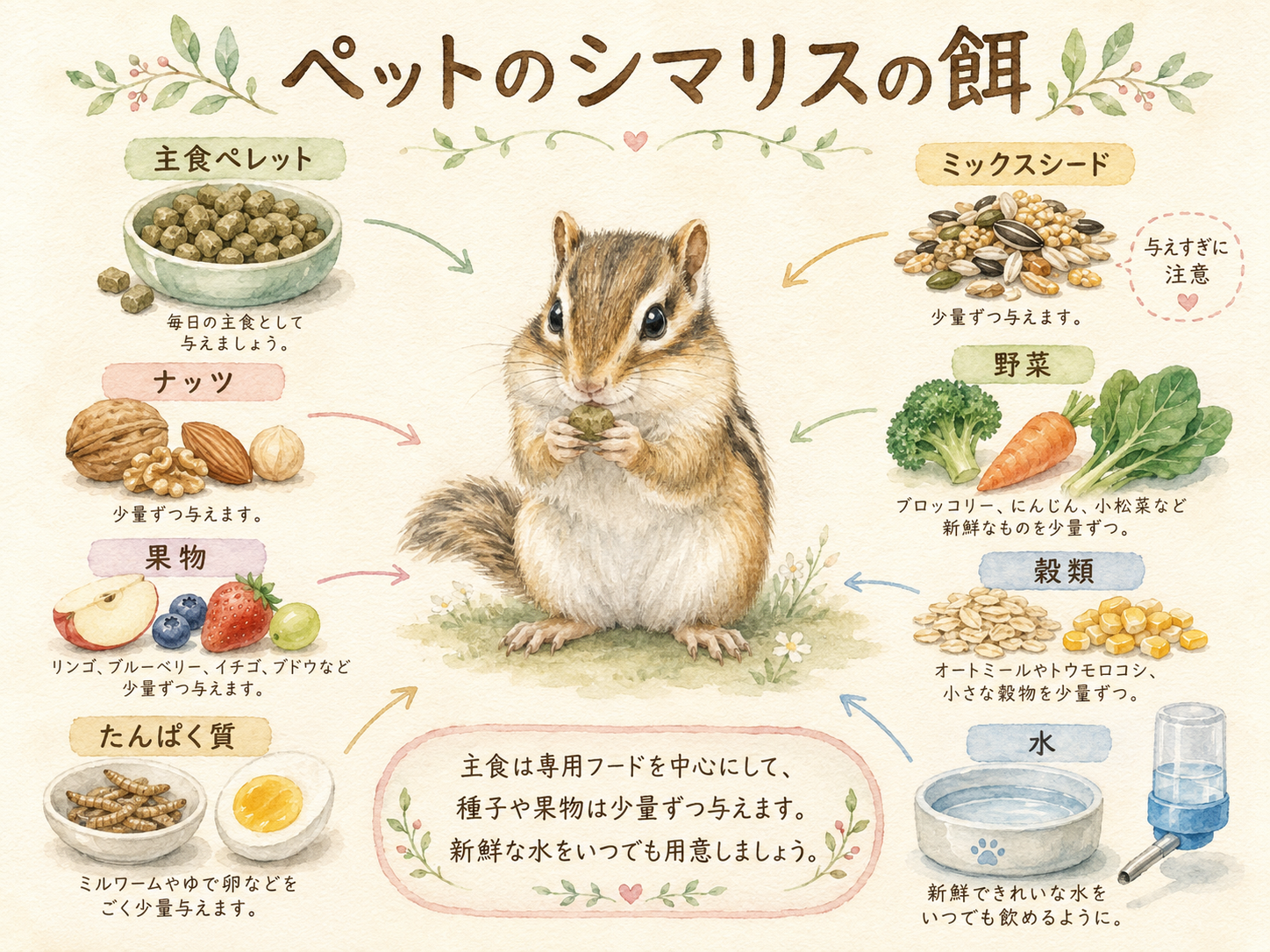 健康を支える「食」の基本|何をどれくらい食べさせてあげればいい?