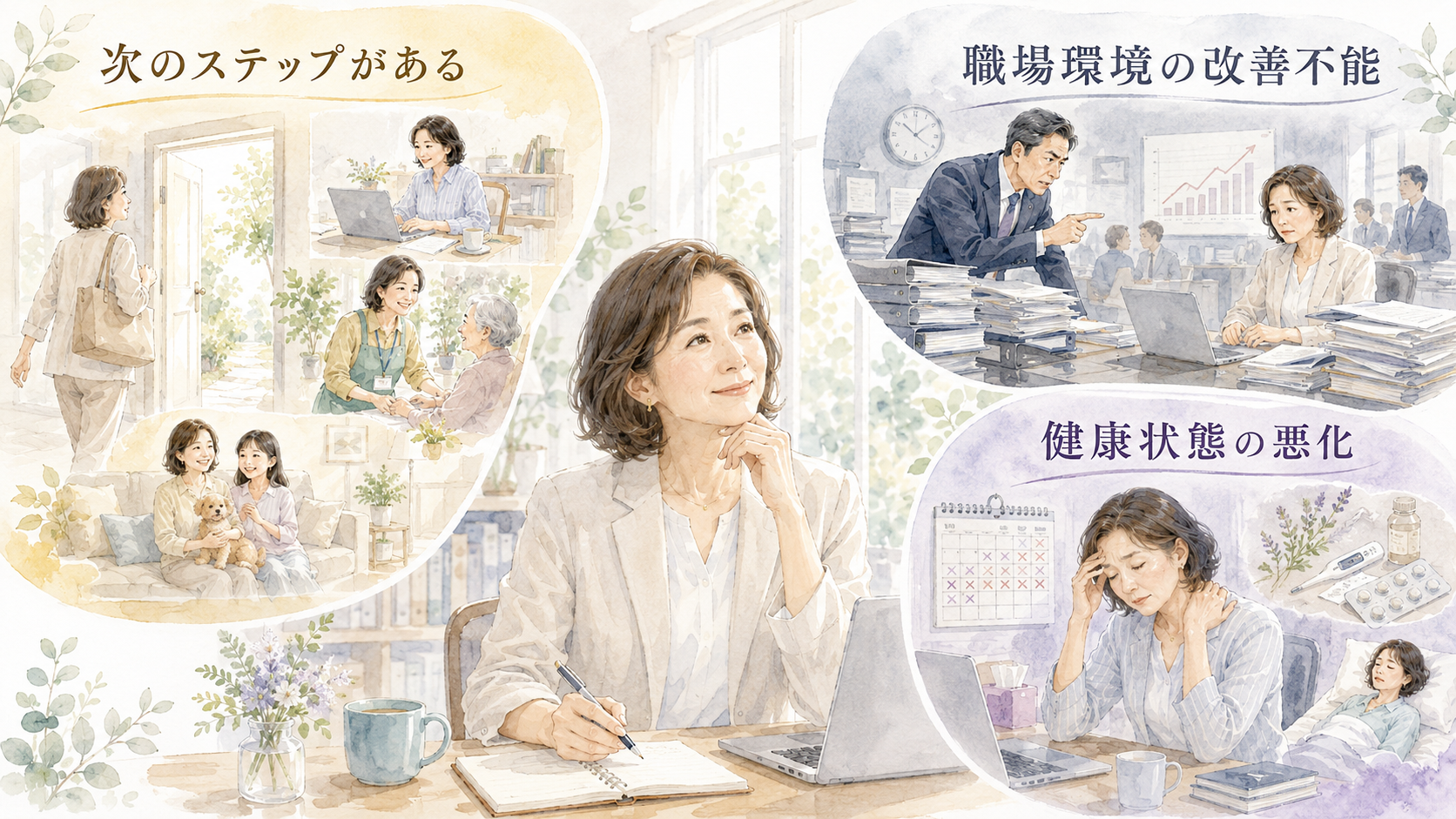 「辞める」を選択する場合の現実的なリスクと可能性
