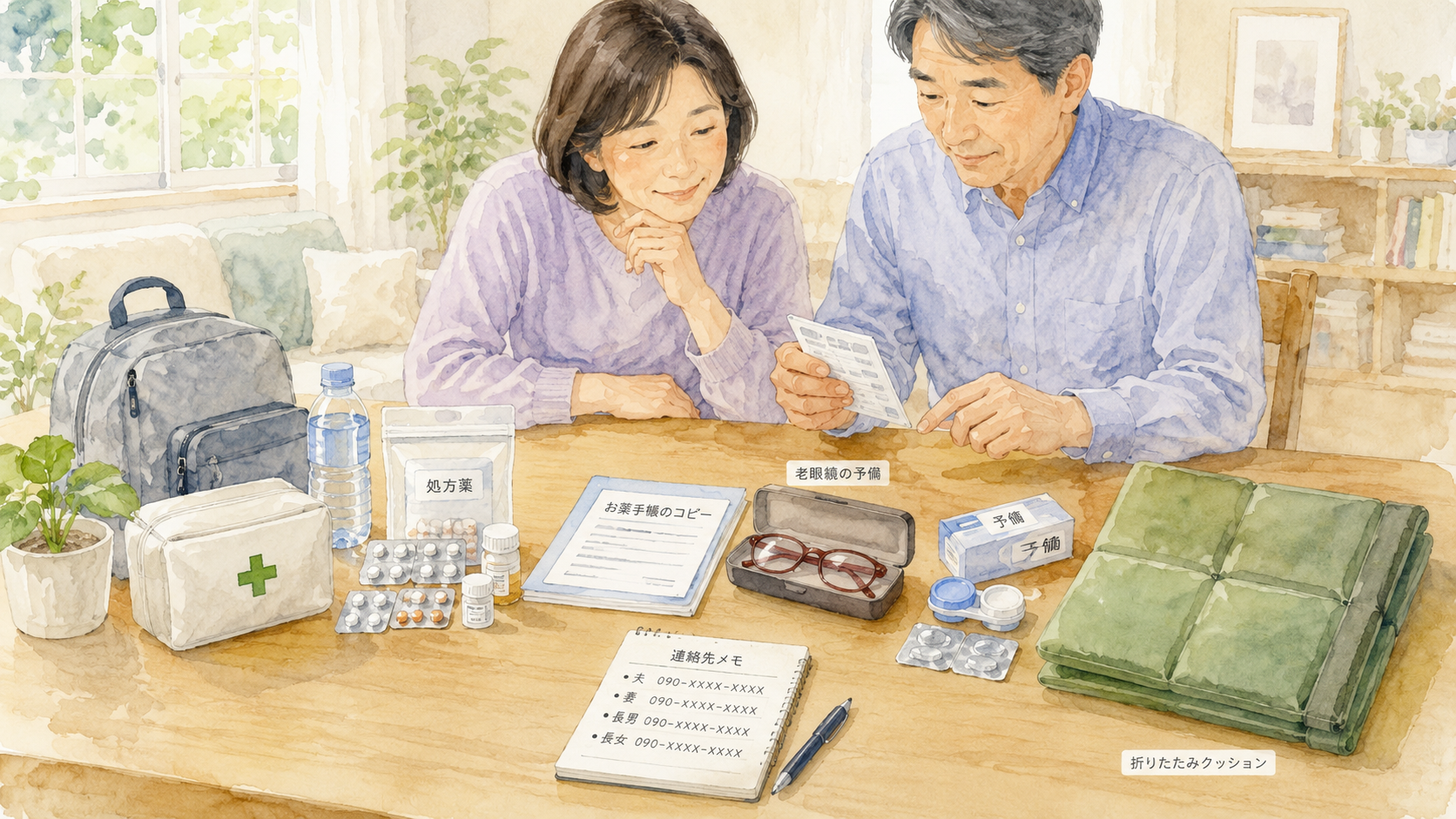 40代後半～50代の夫婦が追加で用意したい防災グッズ