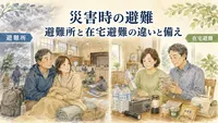 災害時の避難、避難所と在宅避難の違いと備え｜40代後半～50代のプレ定年期夫婦