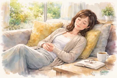 疲れて「何もしたくない日」があってもいい｜40代後半から50代の女性の自分を許すマインドセット