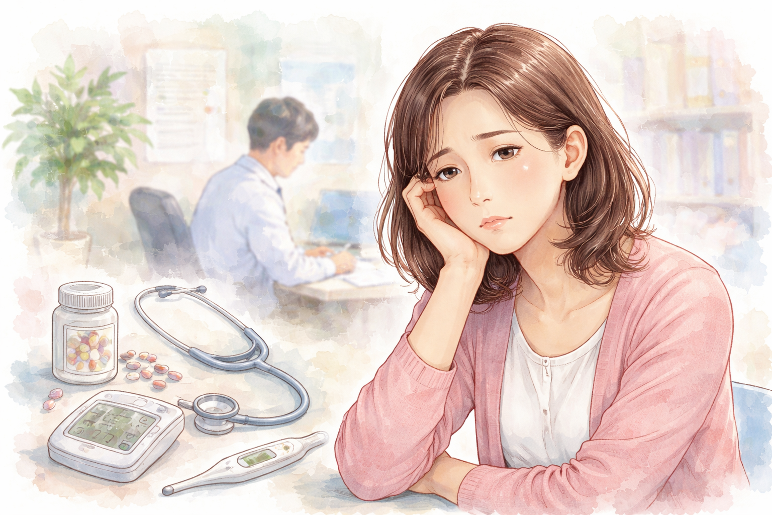 更年期以外も疑うべき理由は、内科疾患が「だるさ」として現れることがあるからです